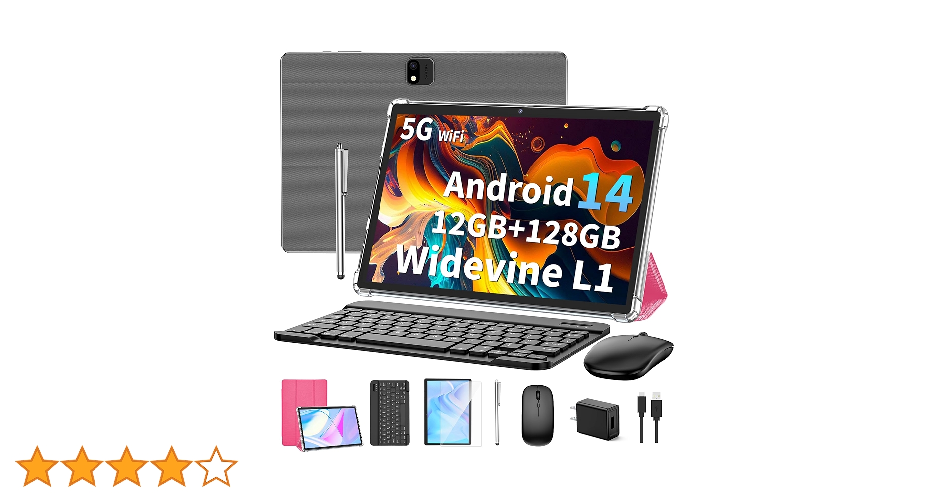 Amazon.co.jp: JJGJ Android 14 タブレット キーボード付き 12GB